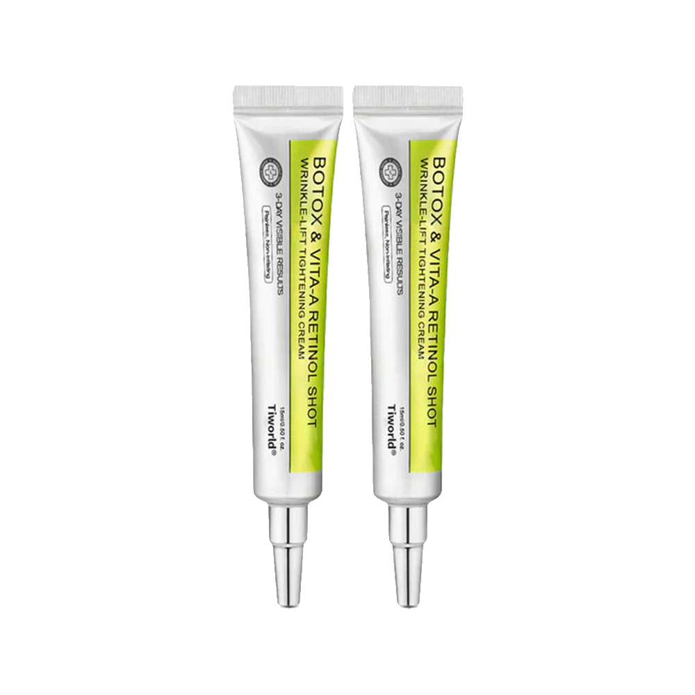 🏆 Büszkén az Európai Unióban gyártva 💫 Tiworld® fejlett peptid Botox-hatású + Vita-A retinol feszesítő megújító krém – ma csak 70% KEDVEZMÉNNYEL