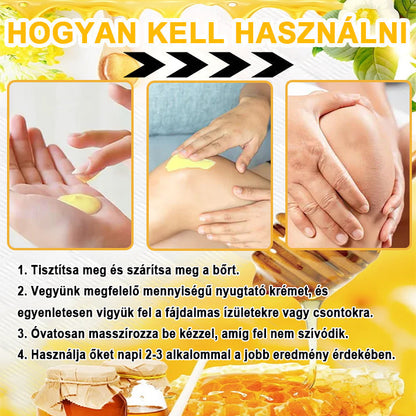 VLSVLS™ Méhméreg Azonnali Ultra Erős Fájdalomcsillapító Krém - (Enyhíti a fájdalmat ízületi gyulladás, izomfájdalom, hátfájás, térdek, hát, vállak, csípők, csuklók, kezek esetén)