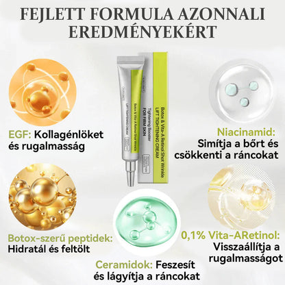 🏆 Büszkén az Európai Unióban gyártva 💫 Tiworld® fejlett peptid Botox-hatású + Vita-A retinol feszesítő megújító krém – ma csak 70% KEDVEZMÉNNYEL