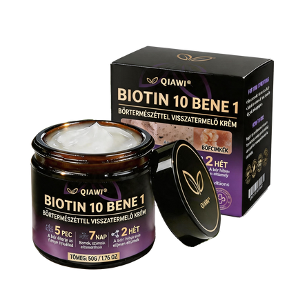 🍁QIAWI® Biotin 10 az 1-ben bőrregeneráló krém – Magyarországon készült és Magyarországról szállítva – Utolsó napi akció: 75% KEDVEZMÉNY
