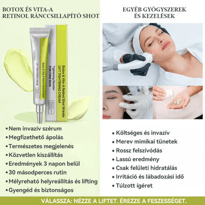 🏆 Büszkén az Európai Unióban gyártva 💫 Tiworld® fejlett peptid Botox-hatású + Vita-A retinol feszesítő megújító krém – ma csak 70% KEDVEZMÉNNYEL
