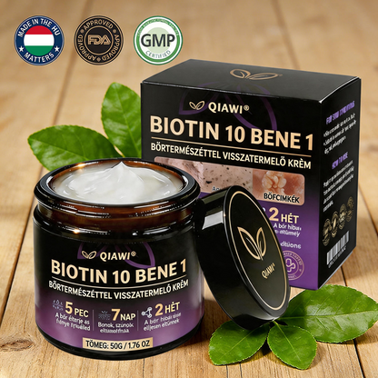 🍁QIAWI® Biotin 10 az 1-ben bőrregeneráló krém – Magyarországon készült és Magyarországról szállítva – Utolsó napi akció: 75% KEDVEZMÉNY