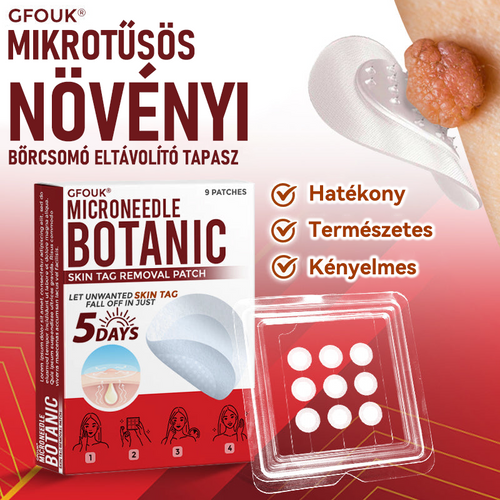 🔥 GFOUK® Mikrotűs növényi bőrkinövés eltávolító tapasz