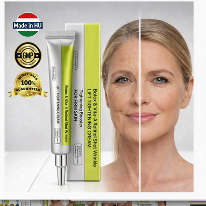 🏆 Büszkén az Európai Unióban gyártva 💫 Tiworld® fejlett peptid Botox-hatású + Vita-A retinol feszesítő megújító krém – ma csak 70% KEDVEZMÉNNYEL