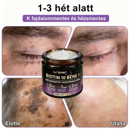 🍁QIAWI® Biotin 10 az 1-ben bőrregeneráló krém – Magyarországon készült és Magyarországról szállítva – Utolsó napi akció: 75% KEDVEZMÉNY