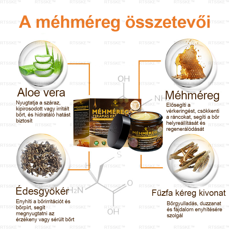 匈牙利🌿🌿RTSSKE™ Méhméreg Haladó Psoriasis Kezelő Krém (👨‍⚕Orvos Által Ajánlott)